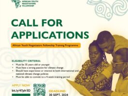 African Youth Negotiators Fellowship for Ghanaians