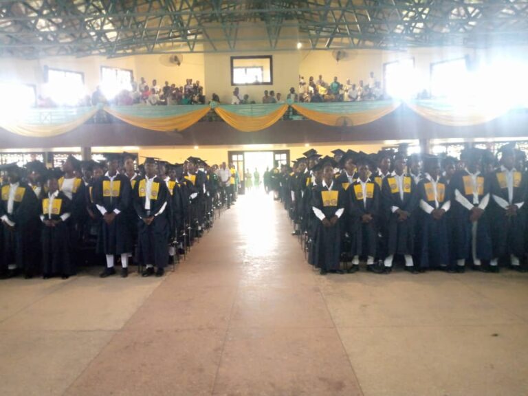 Nkroful Agric SHS graduates 599 students