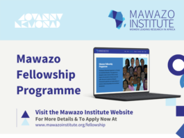 Mawazo Fellowship Programme for African Women PhD Women