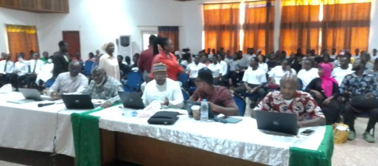 Participants during the event
