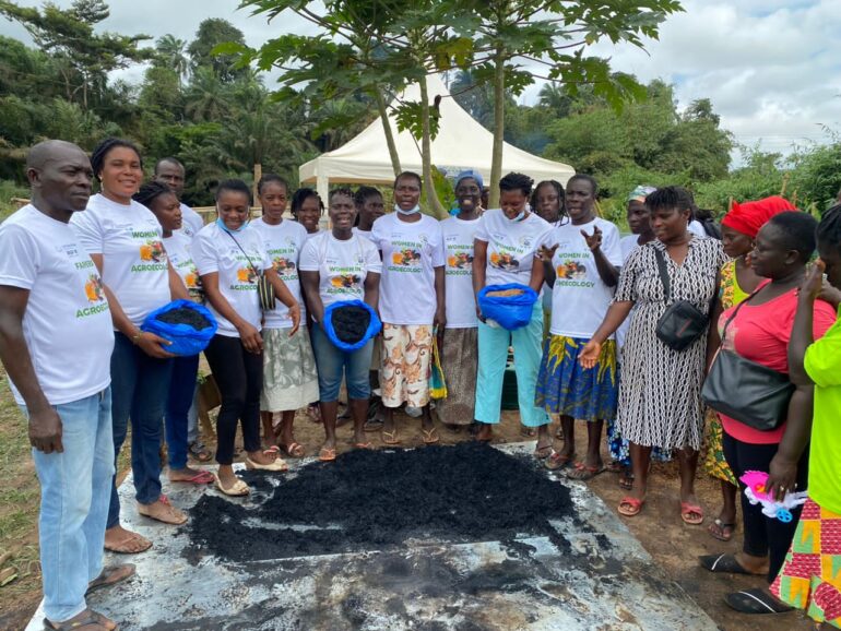 Women, youth farmers trained in biochar and composting