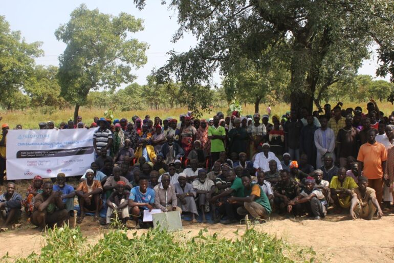 Cross section of participants during the field days 