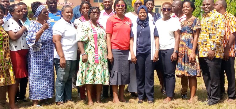 Participants at the post-advocacy workshop on biosecurity and biocertification in livestock and aquaculture held in Koforidua .