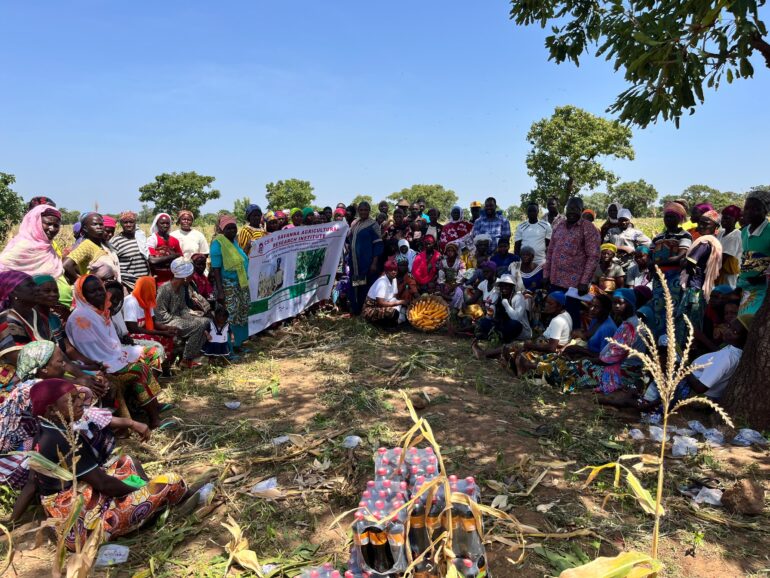 Participants during the field demonstrations 