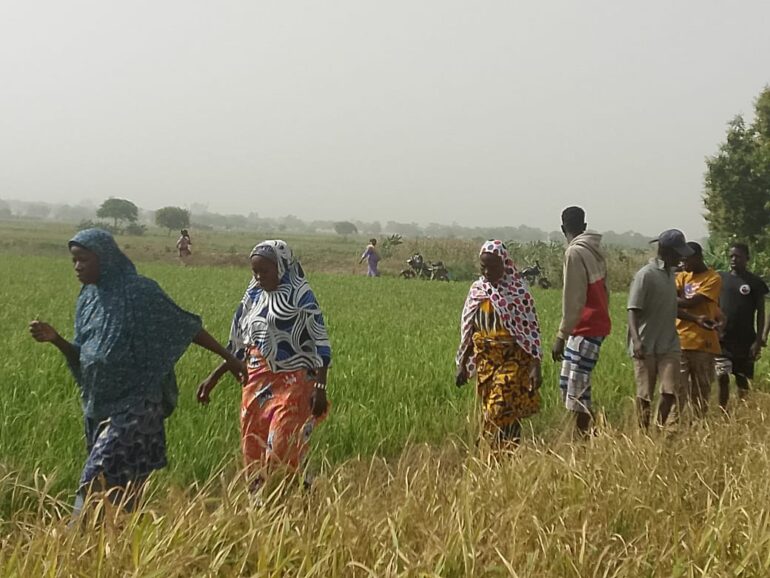 Participants during the visit 