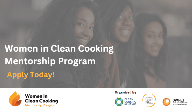 Women in Clean Cooking Mentorship Program 2025
