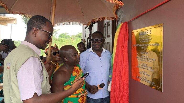 Oil palm extraction factory inaugurated at Mem