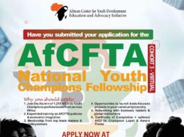 AfCFTA National Youth Champions Fellowship