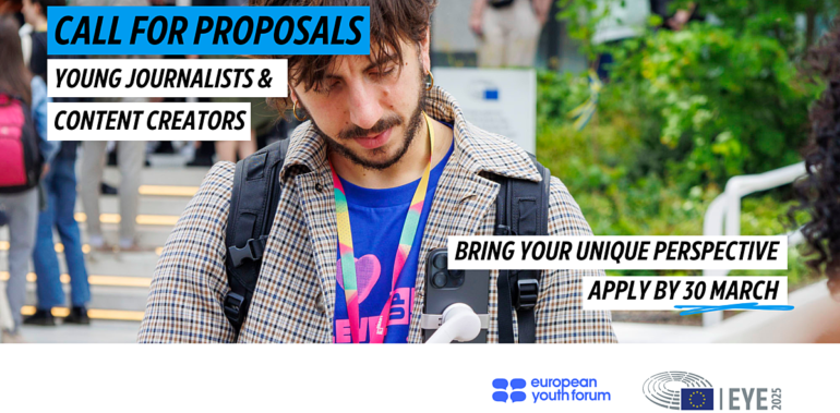 European Youth Event 2025: Grant for Young Journalists & Content Creators