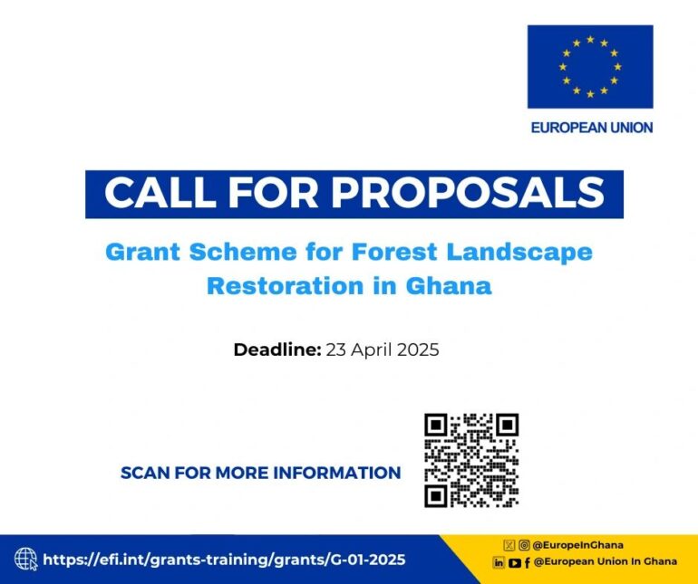 Grant Scheme for Forest Landscape Restoration Activities Ghana
