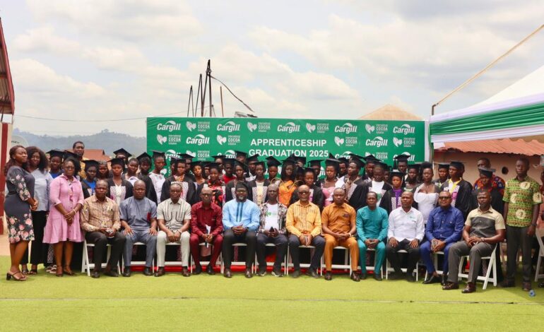 Sixty youth from cocoa-growing communities complete Cargil, ICI apprenticeship programme 