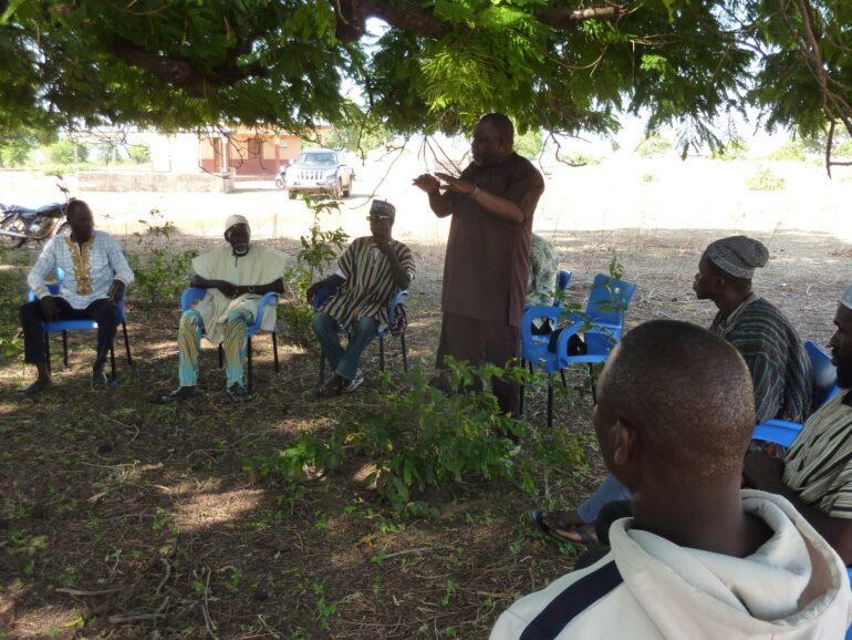 Photos from one of the community fora