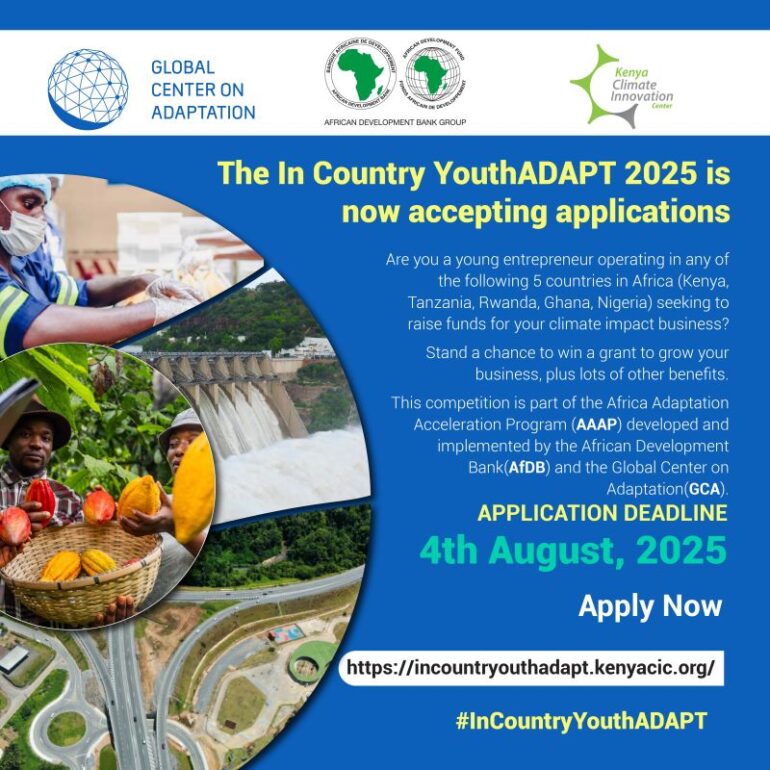 In-Country YouthADAPT Challenge 2025–2026 (Up to $30,000 in funding)