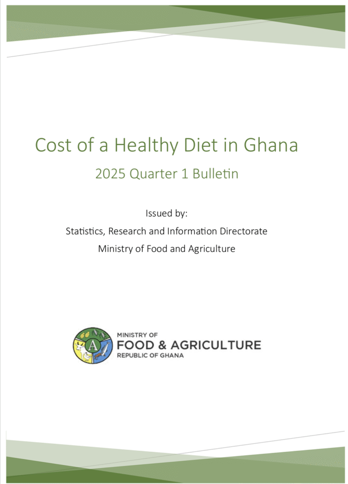 MoFA introduces quarterly monitoring of Cost of a Healthy Diet in Ghana