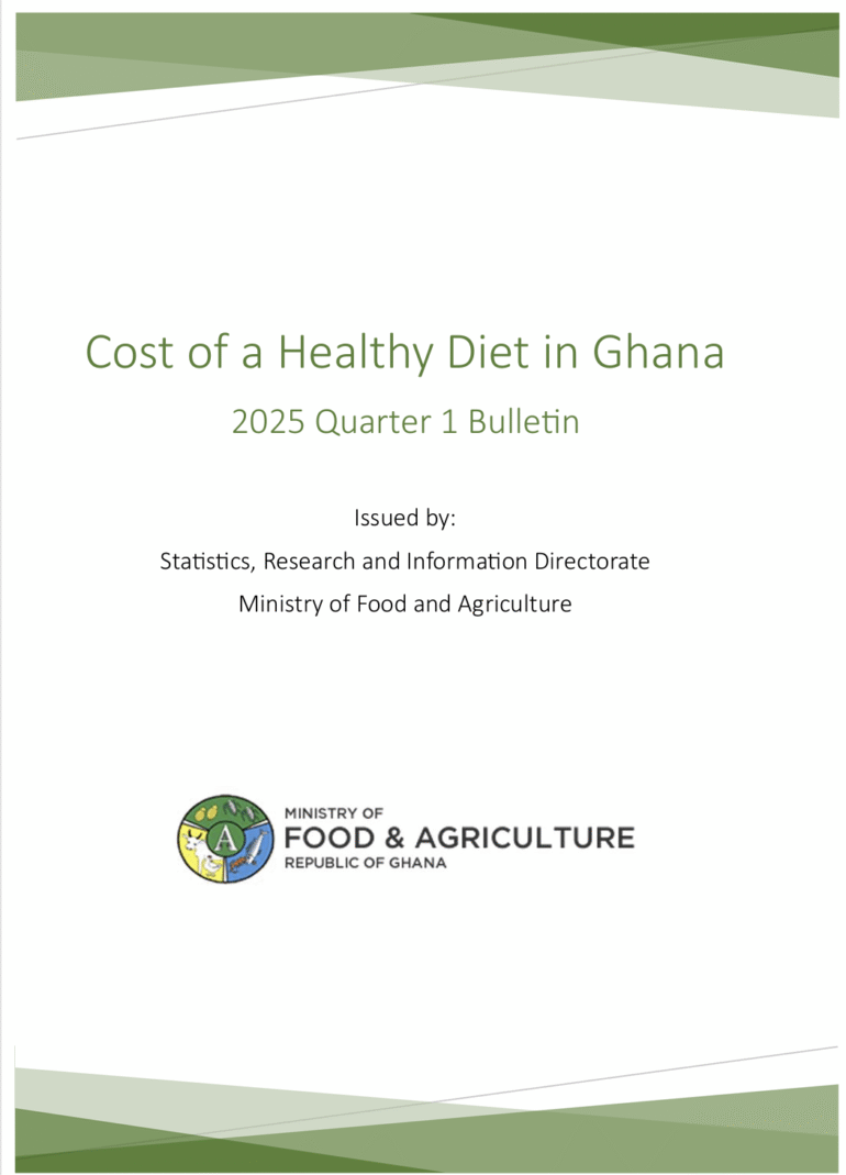 MoFA introduces quarterly monitoring of Cost of a Healthy Diet in Ghana