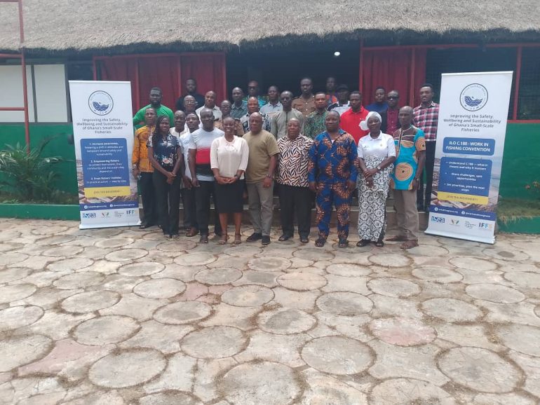 Fishers trained on safety and sustainability under Marine Safe Net Project