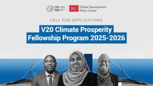 V20 Climate Prosperity Fellowship Program Application