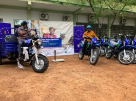 EUGAP donates tricycles, motorbikes to improve agriculture in Northern Ghana
