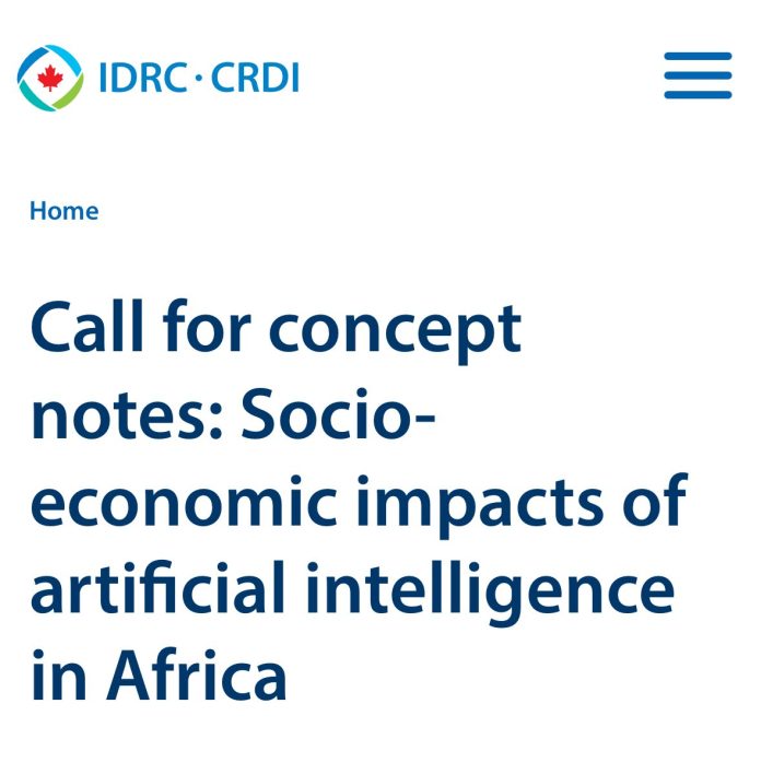 Call for concept notes: Socio-economic impacts of artificial intelligence in Africa