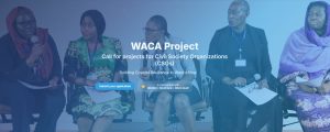 WACA Project Call for projects for Civil Society Organizations (CSOs) Building Coastal Resilience in West Africa