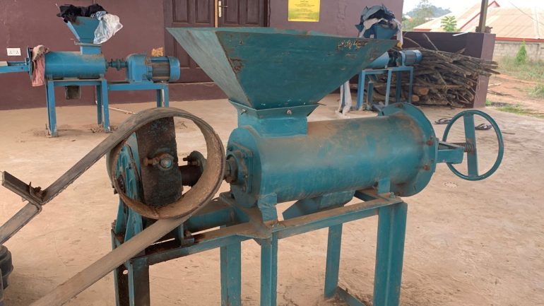 Palm Oil Factory in Manso Mem left to rot