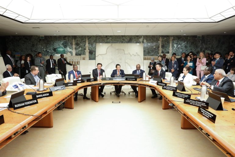 South–South and Triangular Cooperation event brought together ministers, development partners, and stakeholders from 18 countries. ©FAO/Giorgio Cosulich de Pecine