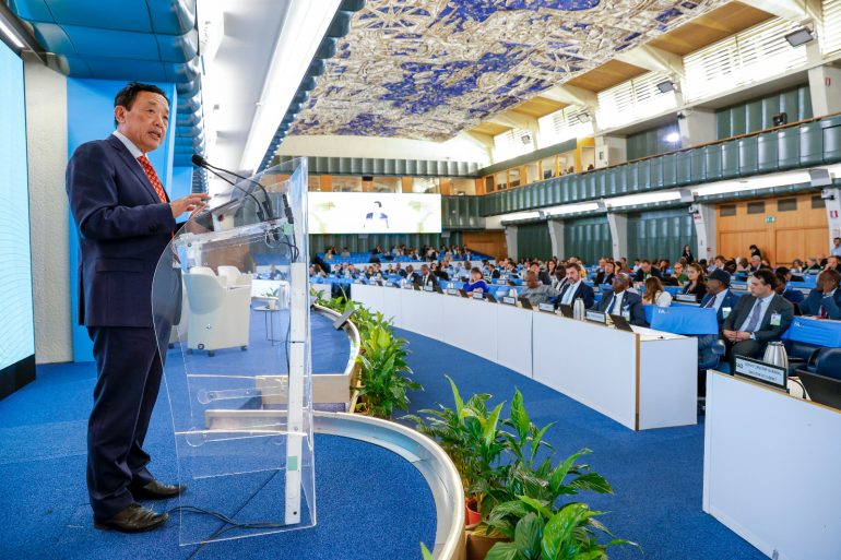 More than 1,000 stakeholders took part in "Livestock Week," a series of events hosted by FAO that included the second Global Conference on Sustainable Livestock Transformation. ©FAO/Giulio Napolitano