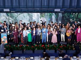 FAO Director-General QU Dongyu takes part in the group picture at the end of the World Food Forum 2025 Closing Ceremony. ©FAO/Giulio Napolitano