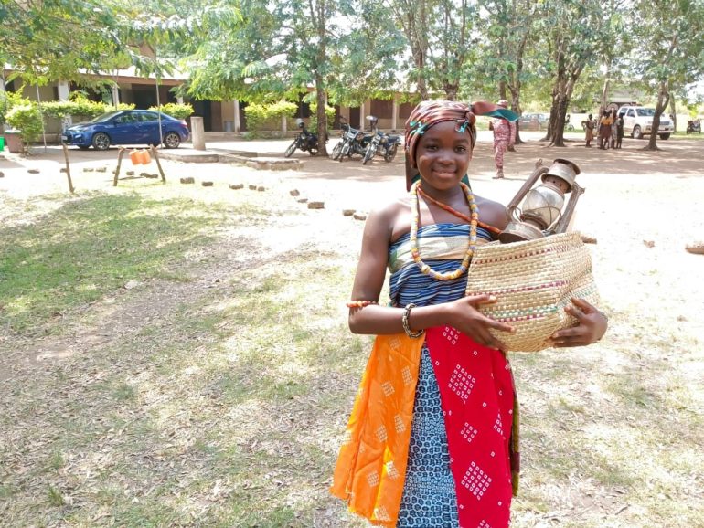 Basic seven pupil receive standing ovation at Adaklu District Farmers Day celebration  