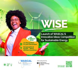 Call for Proposals: WASCAL’s Innovative Ideas Competition for Sustainable Energy (WISE) - maximum grant of 20000€