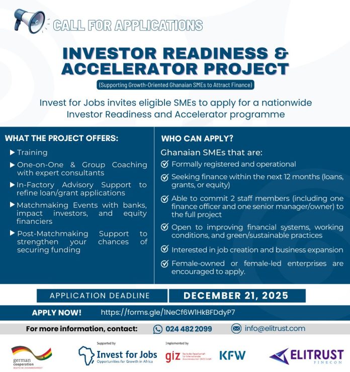 GIZ Invest for Jobs Investor Readiness and Accelerator Programme