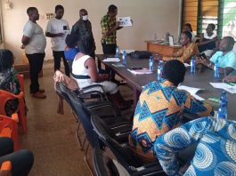 Participants at the Training of Trainers workshop organised by the Ministry of Food and Agriculture and the Ghana AIDS Commission. 