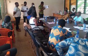 Participants at the Training of Trainers workshop organised by the Ministry of Food and Agriculture and the Ghana AIDS Commission. 