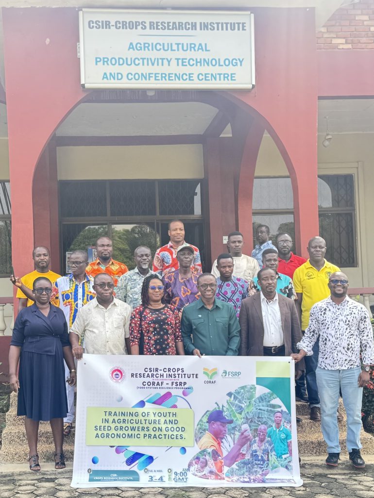 CSIR-CRI trains youth, seed growers in modern agronomic practices