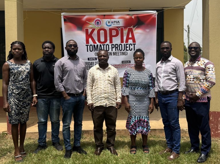 CSIR-CRI partners KOPIA to promote climate-smart tomato farming