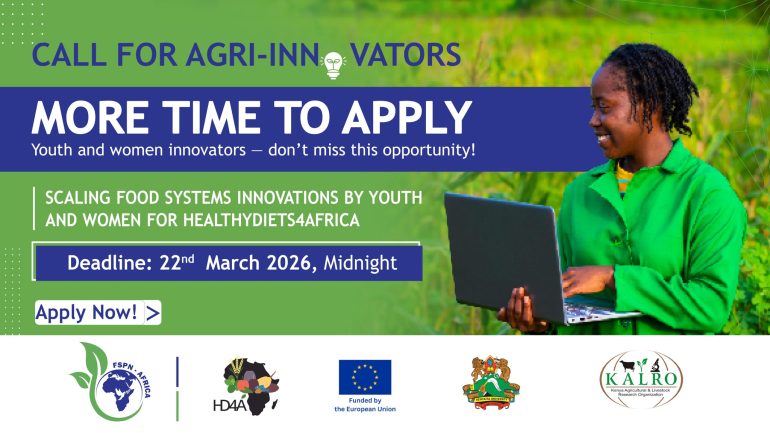 HealthyDiets4Africa Agribusiness Accelerator Program Cohort III forYouth and Women in Kenya