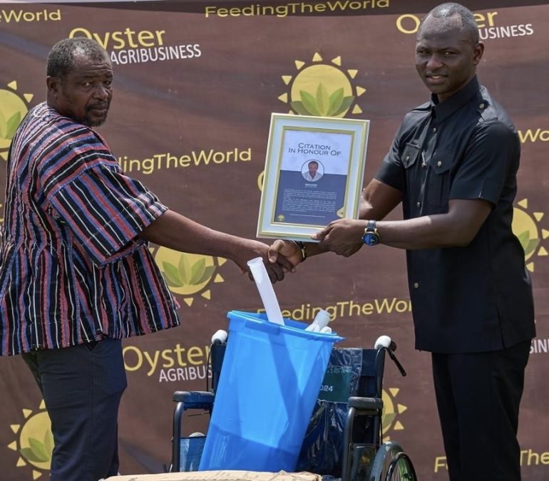 Oyster Agribusiness honours 40 farmers