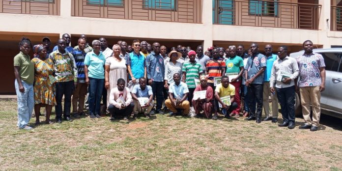 KOPIA, CSIR-CRI train Dawhenya farmers on modern weed management