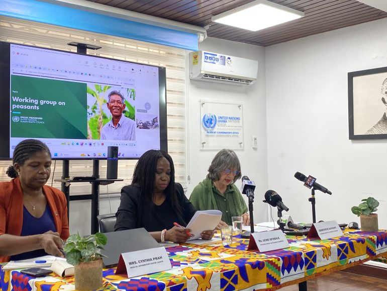 UN Experts urge stronger voice for Ghana’s agricultural communities