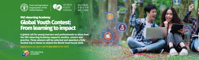 FAO elearning Academy Global Youth Contest (fully funded trip to Rome)