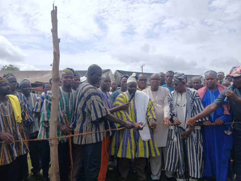 Nkwanta North DCE commissions Kpassa animal market