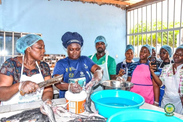 70 youth, agribusiness practitioners receive fish processing training