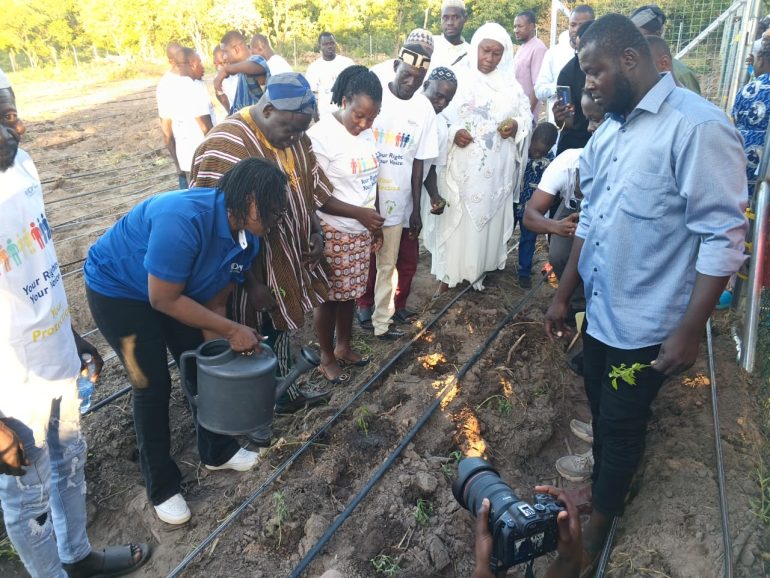 Konjiehi farmers receive drip irrigation system to boost year-round farming