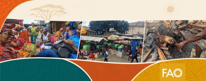 Scenes from bush meat markets in Ghana