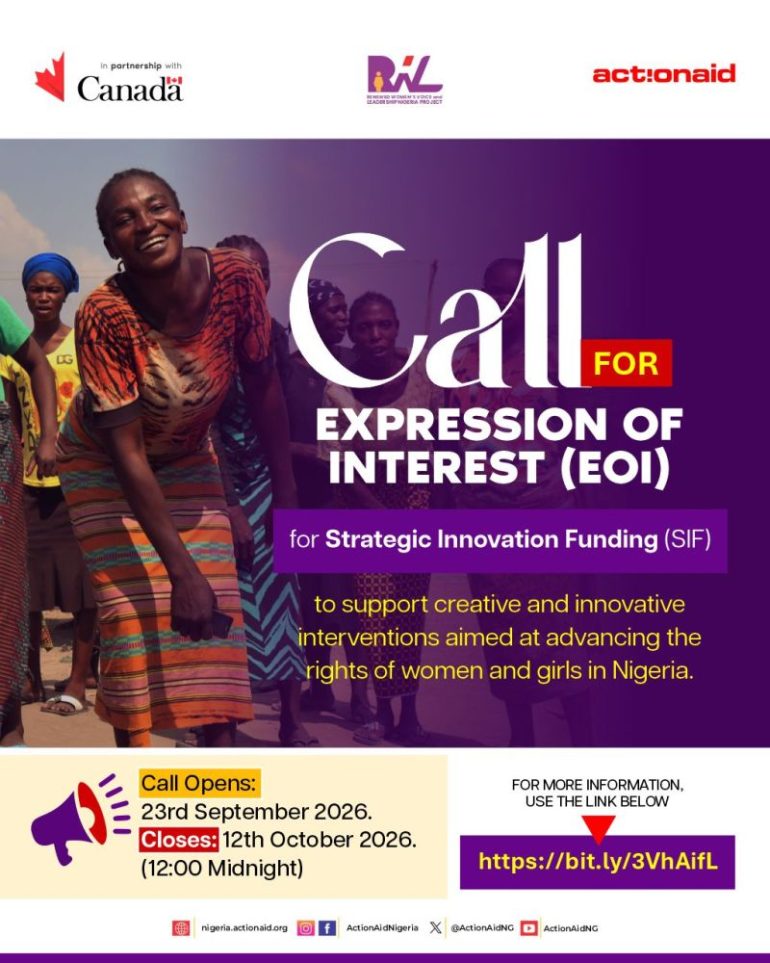 Expression Of Interest: Strategic Innovative Fund 2026