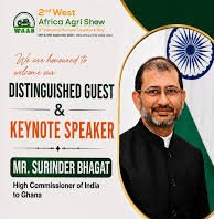 Mr Shri Surinder Bhagat, the Indian Ambassador to Ghana