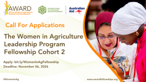  Women in Agriculture Leadership Program Fellowship