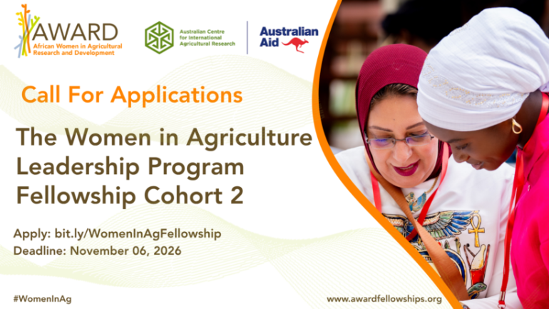 Women in Agriculture Leadership Program Fellowship