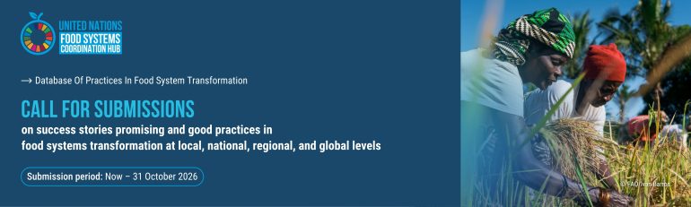 Call for submissions: Food Systems Transformation Practices 2026