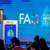 FAO Director-General QU Dongyu delivering his remarks at the Rome Water Dialogue “Global Dialogue on Water Tenure - Innovative water governance for food and security”. ©FAO/Giulio Napolitano